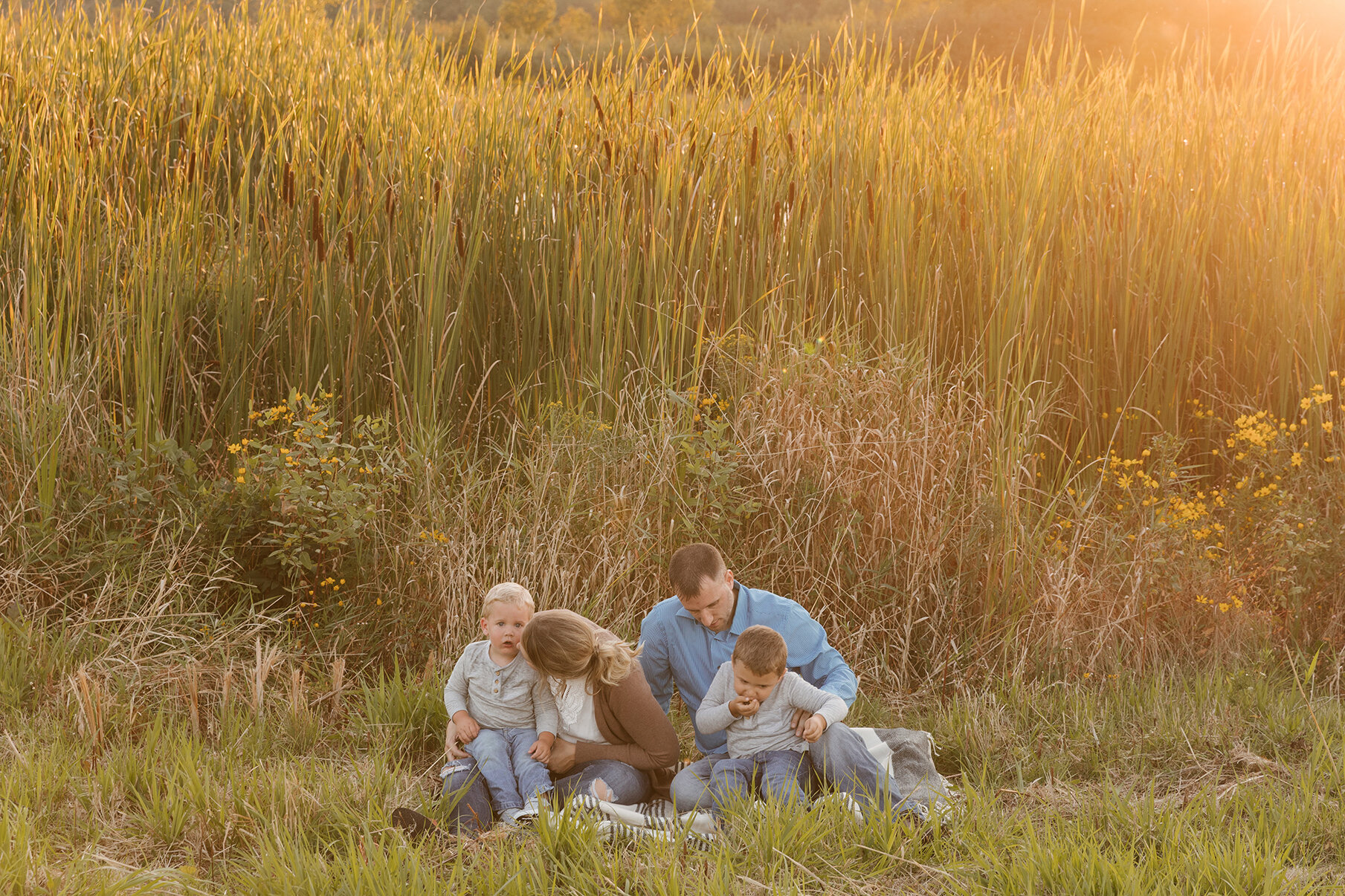 Lifestyle_Family_Session_Wildflower_Field_in_Bristol_OH_Country_Setting_Family_Photos_at_Dusk_by_Child_and_Family_Photographer_Christie_Leigh_Photo_in_Cortland_Ohio-3.JPG