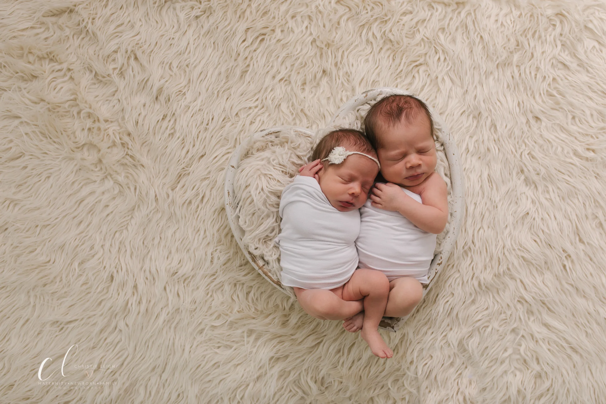 Boy + Girl Newborn Twins | Cuyahoga Falls, OH