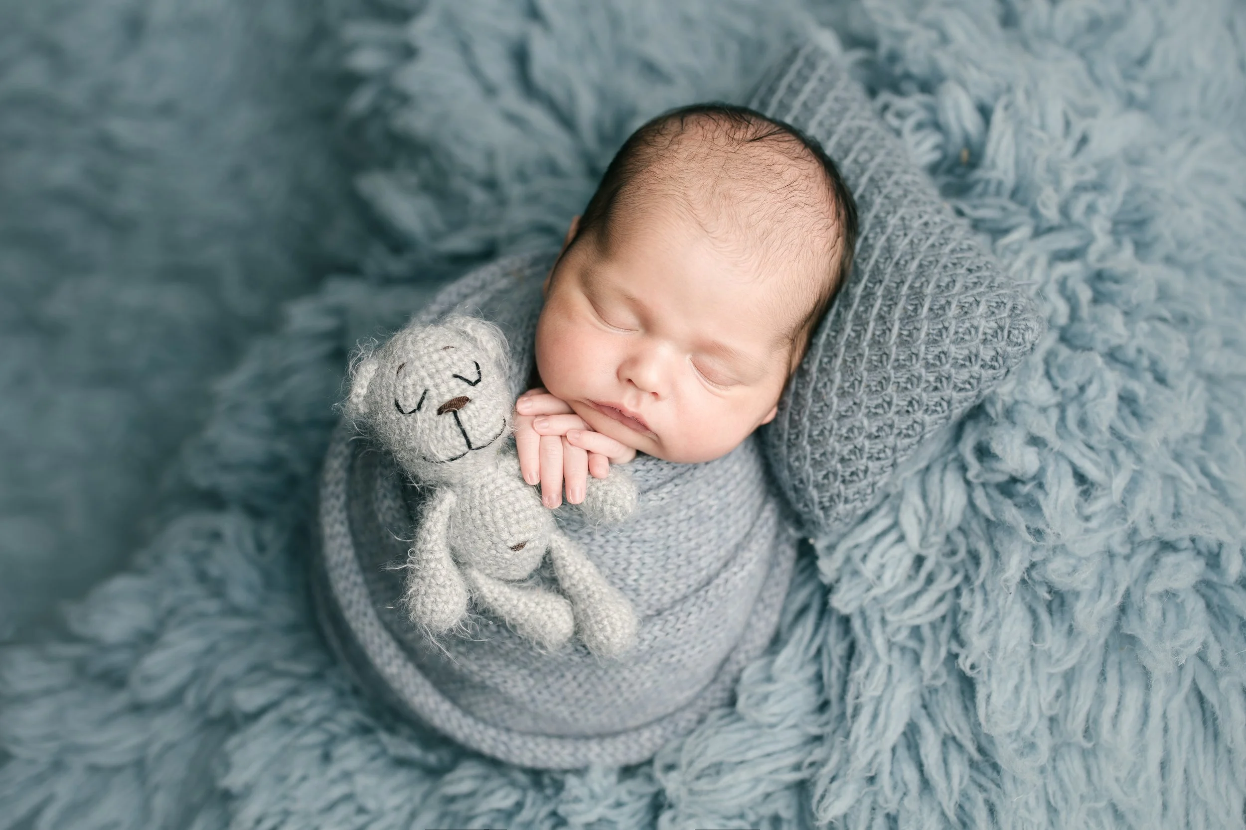 Newborn_Baby_Boy_Posed_Wrapped_Teddy_Bear_Blue_Studio_Art_Youngstown_Mahoning_County_OH_Ohio_Christie_Leigh_Photograpahy.jpg