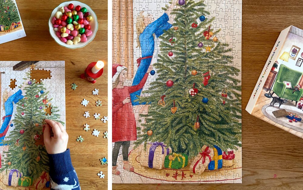 ILLUSTRATION FOR CHRISTMAS PUZZLE