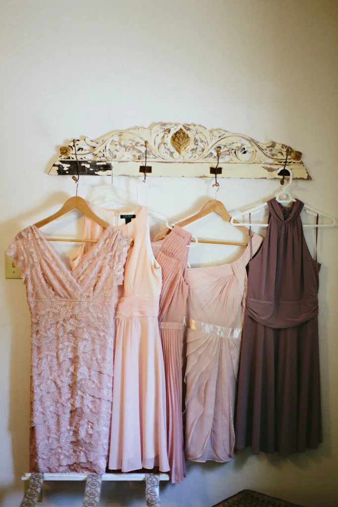 Blush & Mauve Bridesmaids Dresses