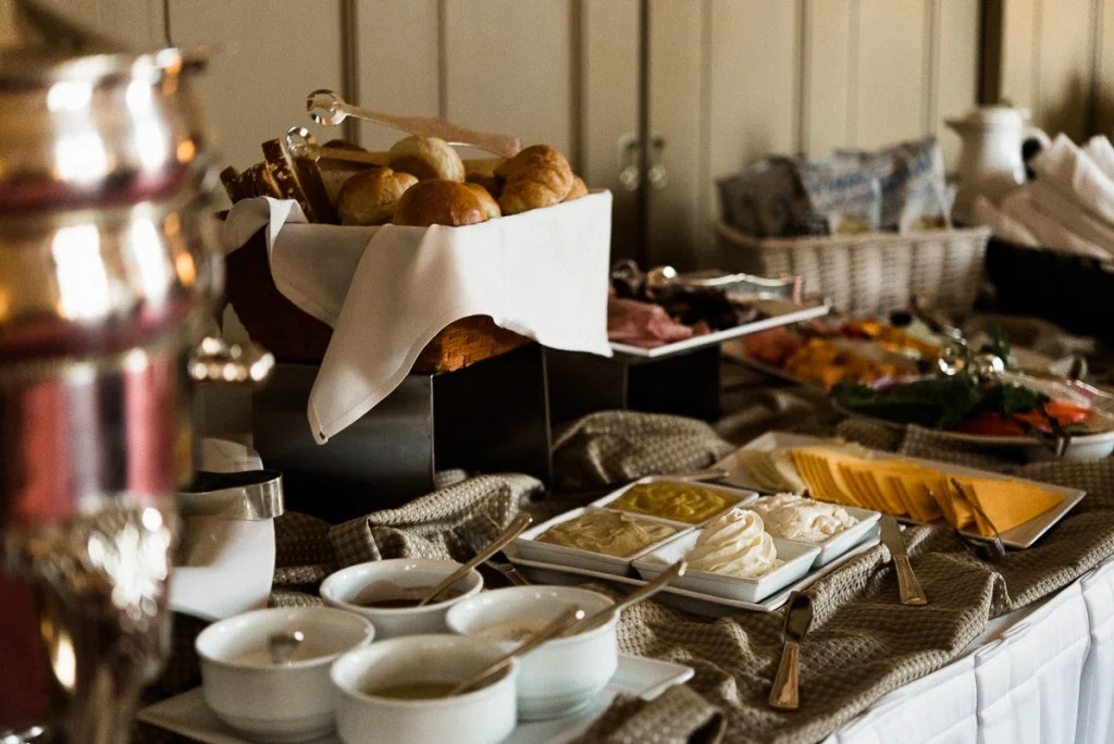 food display for Minneapolis club wedding