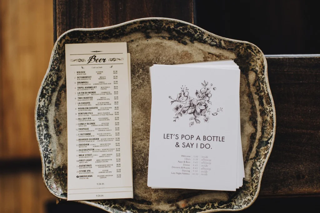 Wedding paper goods