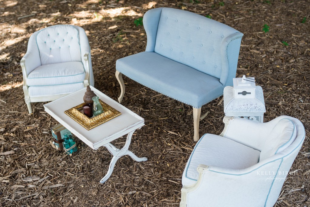 Historic Hope Glen Farm Wedding, Vintage Inspired Furniture for Wedding Decor
