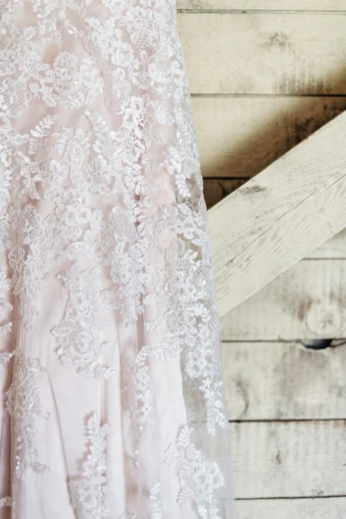 Lace wedding dress