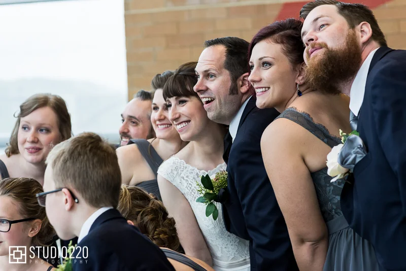 Wedding photos at Science Museum of Minnesota