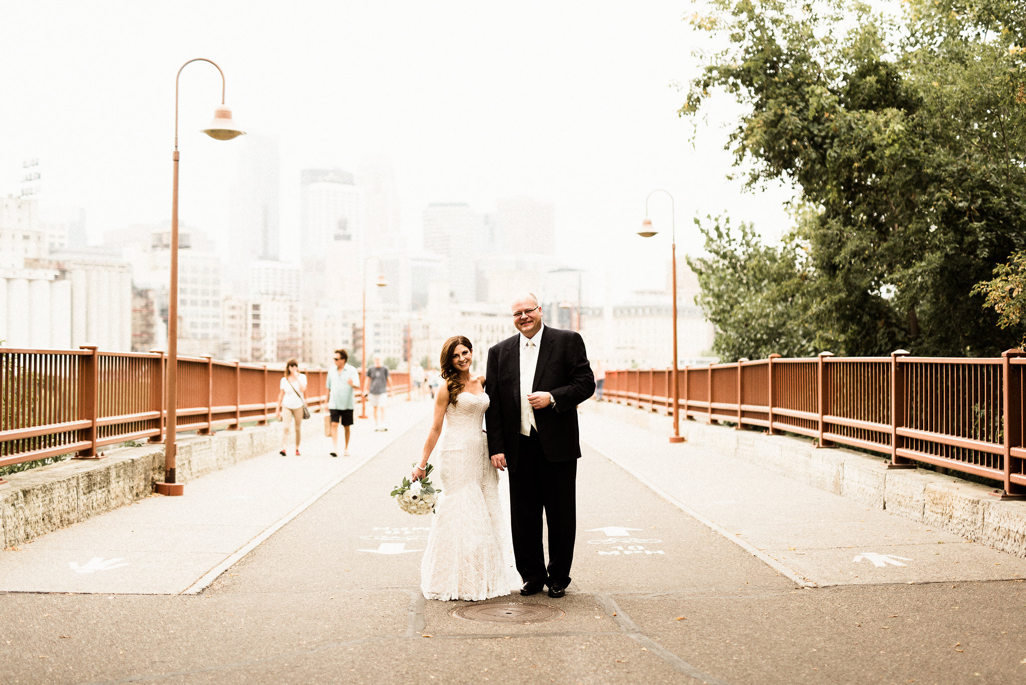 bride and groom before their wedding