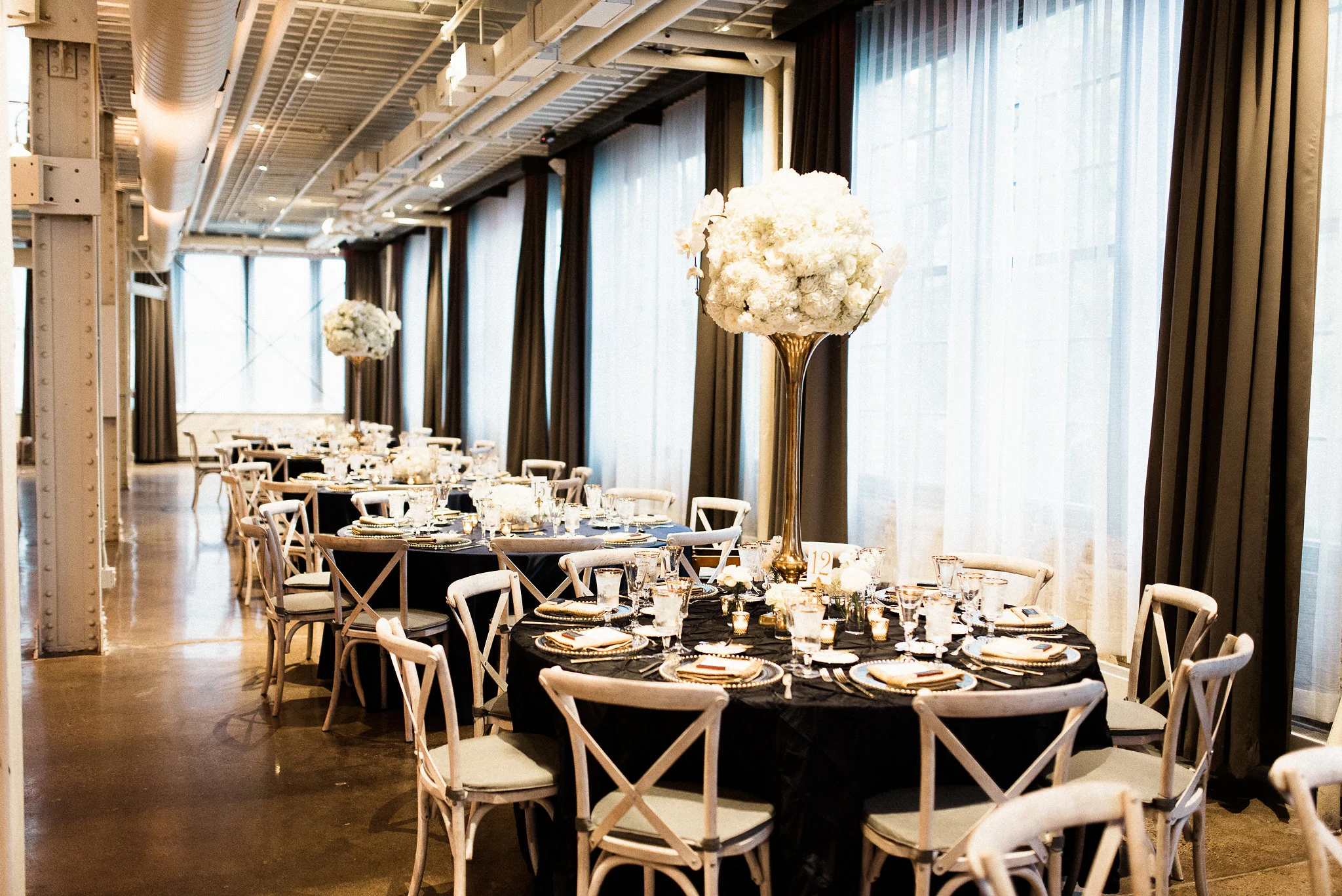 tall floral centerpiece
