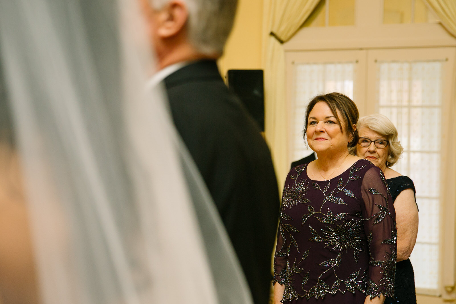 guests at the wedding ceremony
