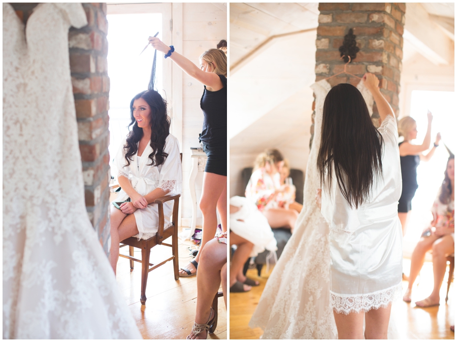 bride getting ready