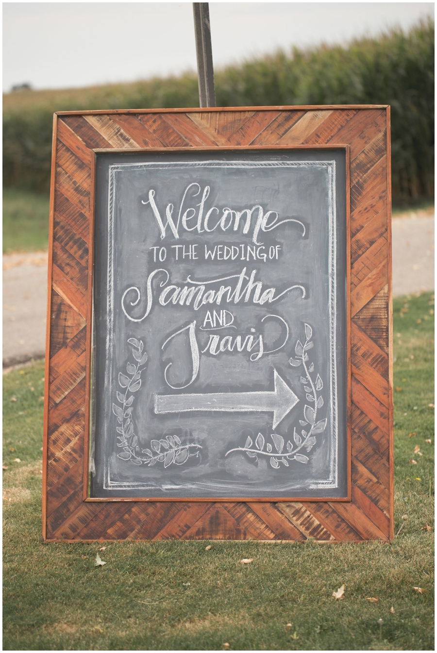 wedding ceremony decor sign