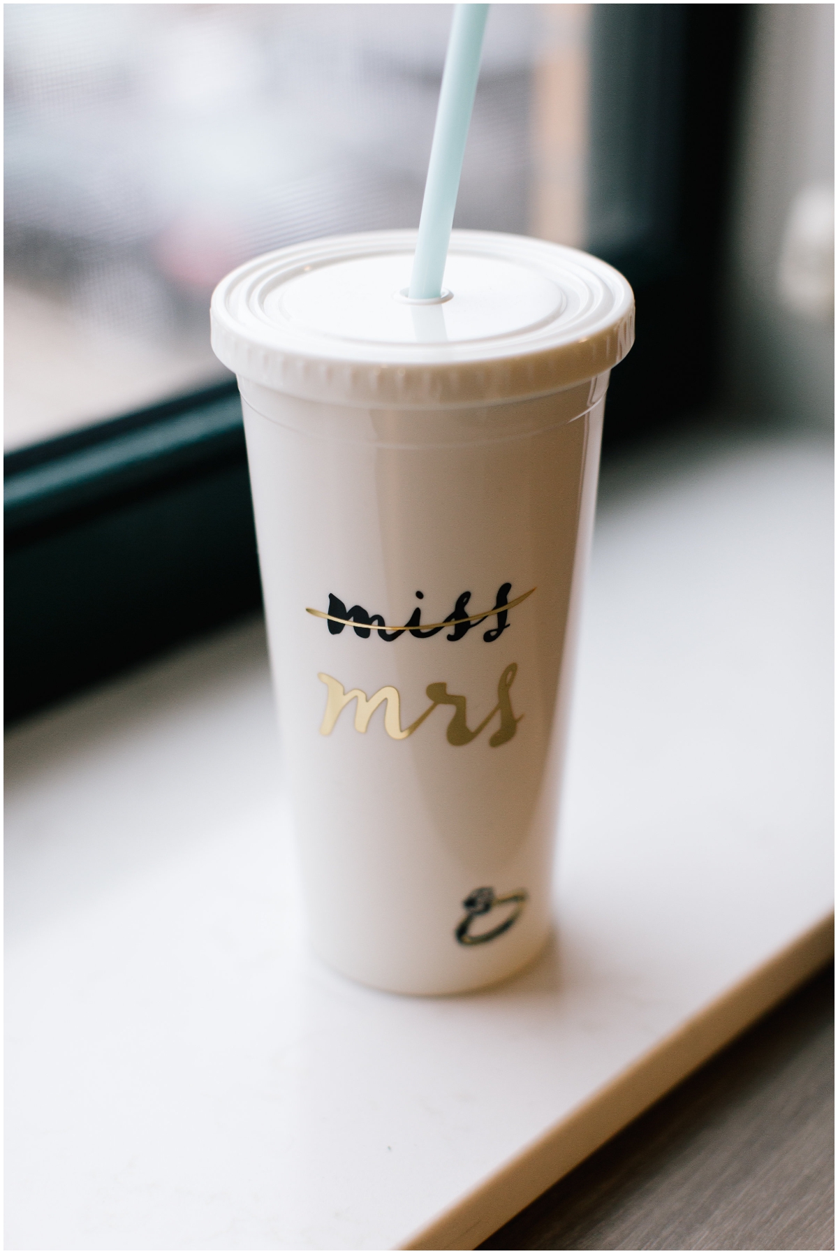  Bride’s wedding drink cup. 