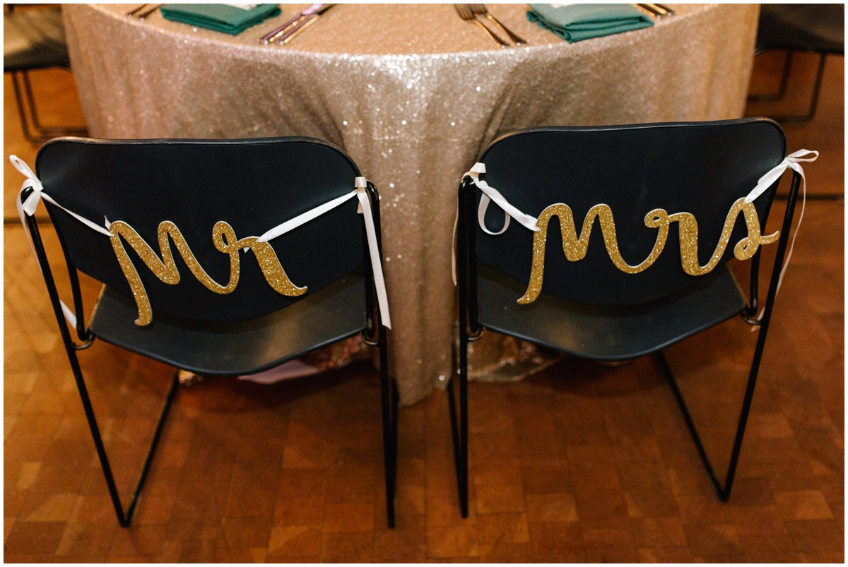  Mr and Mrs signage for MN wedding reception  