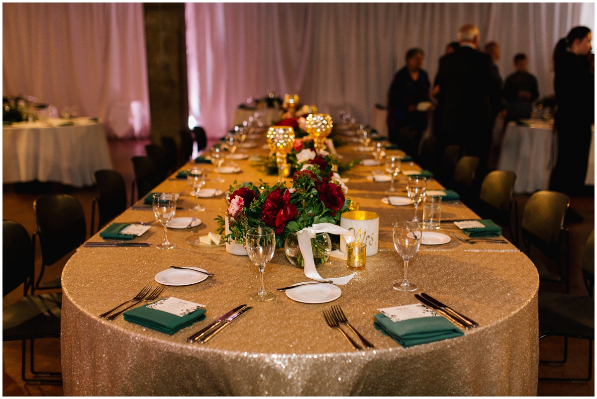  Greenery boho themed wedding tablescape 