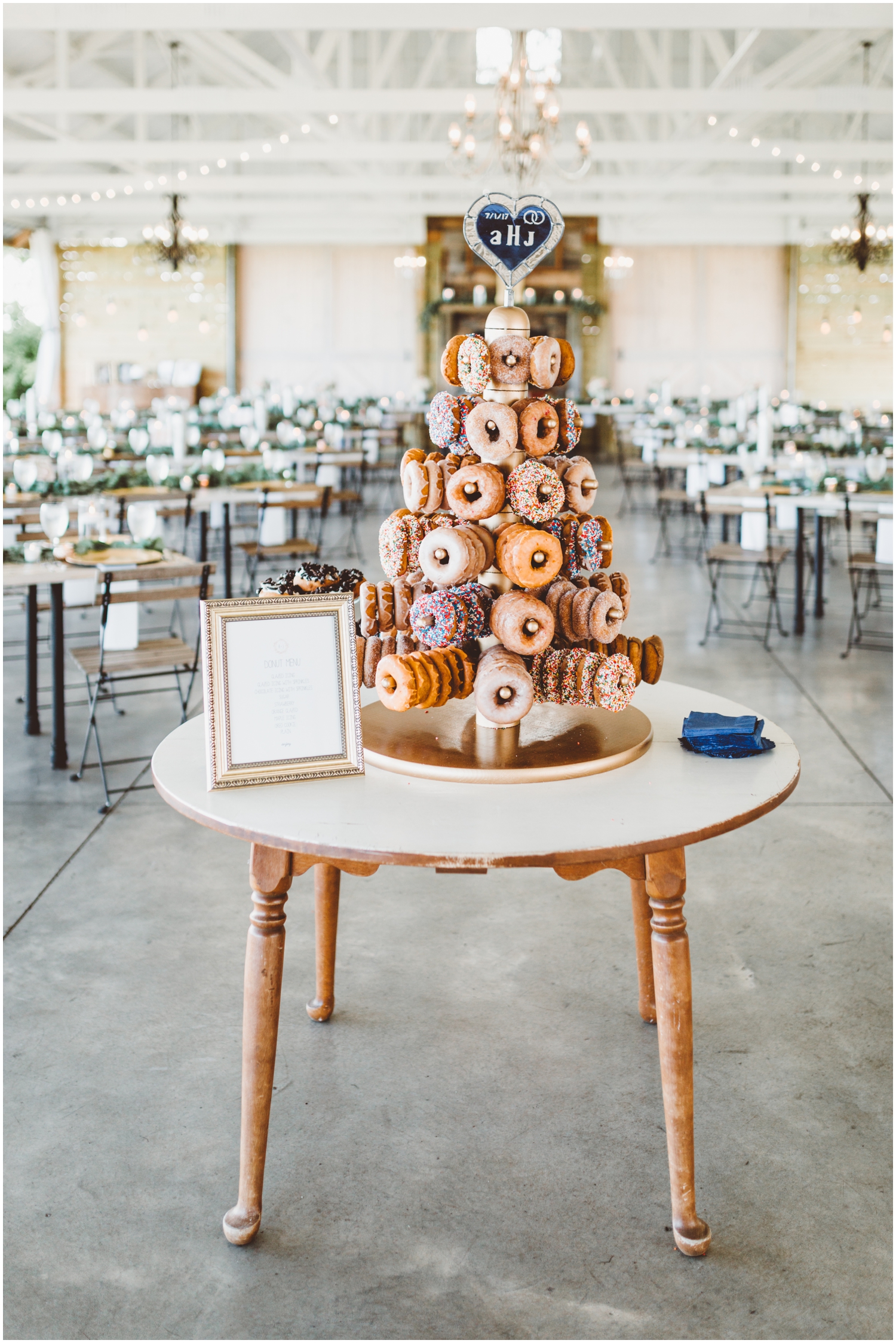 donut wedding cake