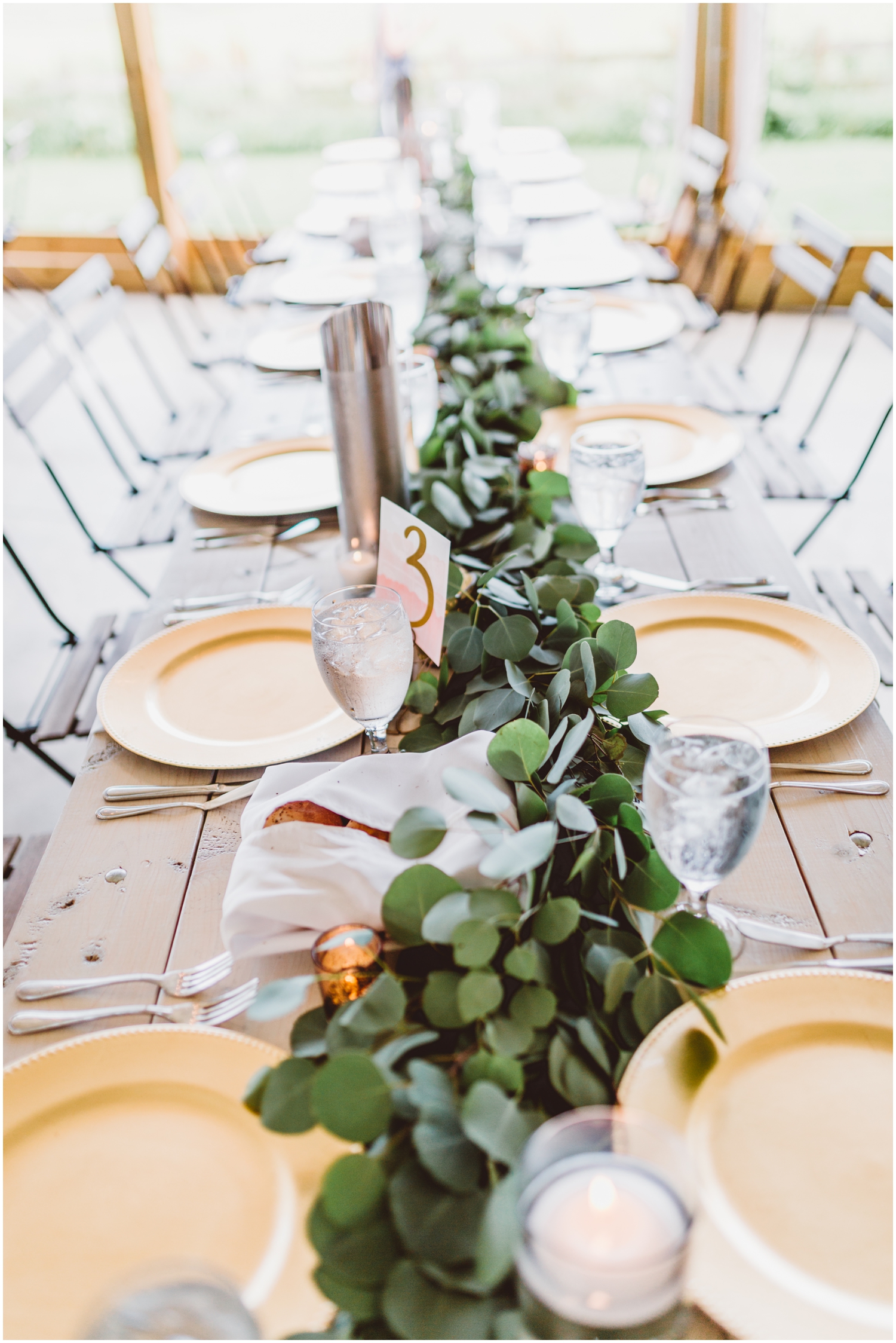 Wedding reception centerpiece