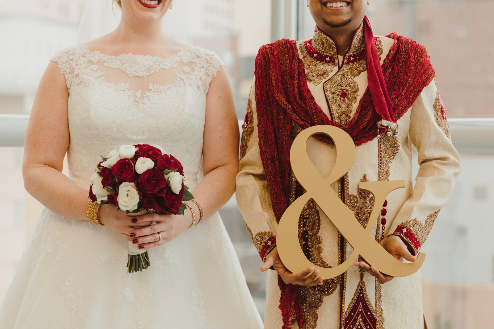  bride and groom at their MN wedding  