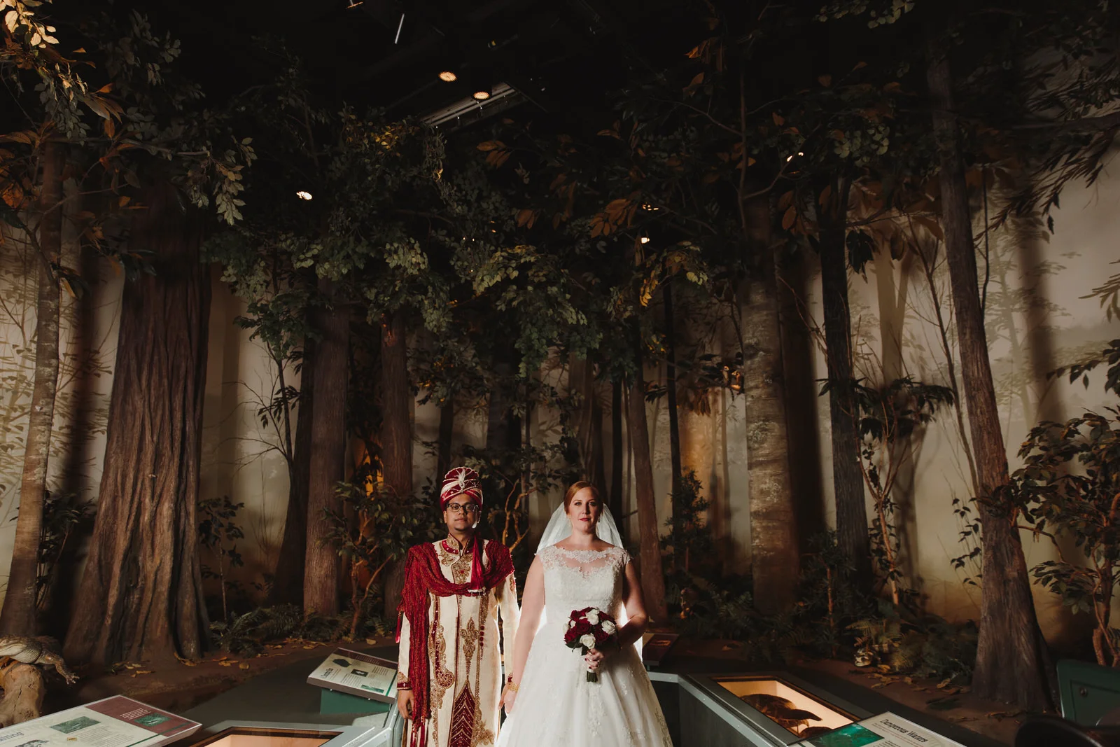 bride and groom before their wedding
