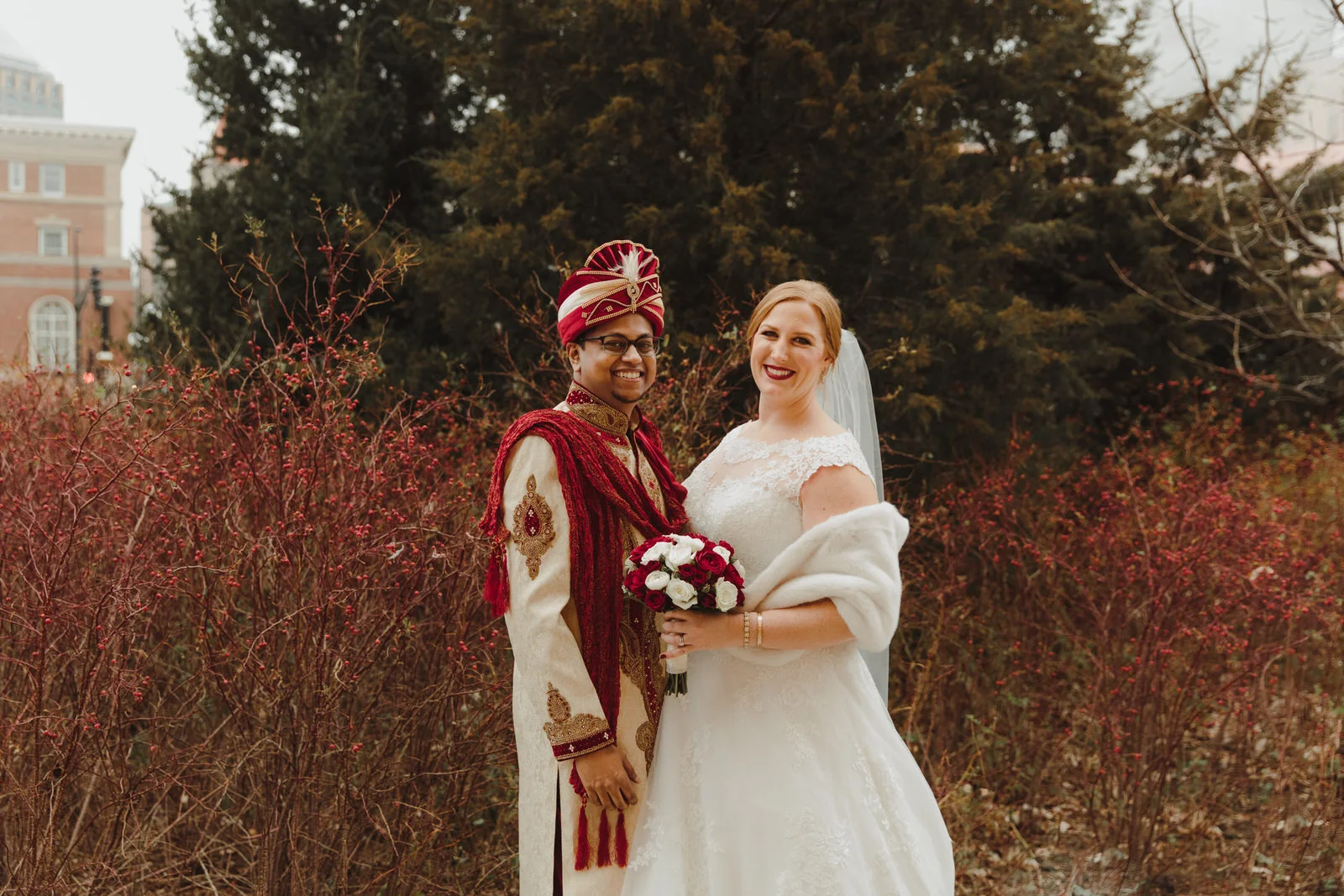 bride and groom before the wedding