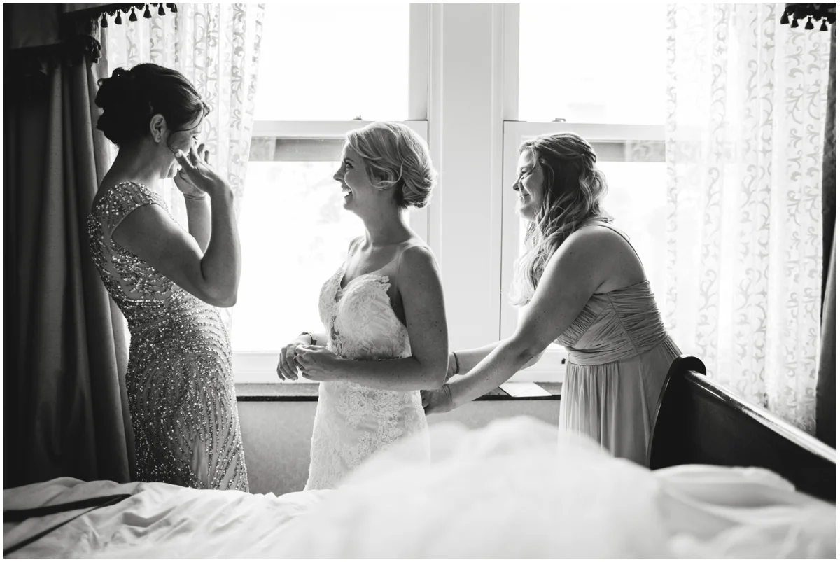 bride getting ready