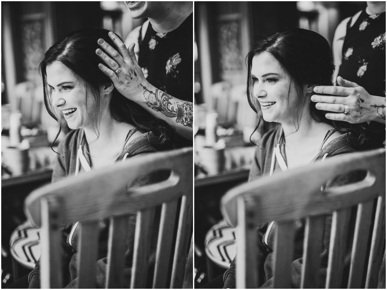 bride getting ready
