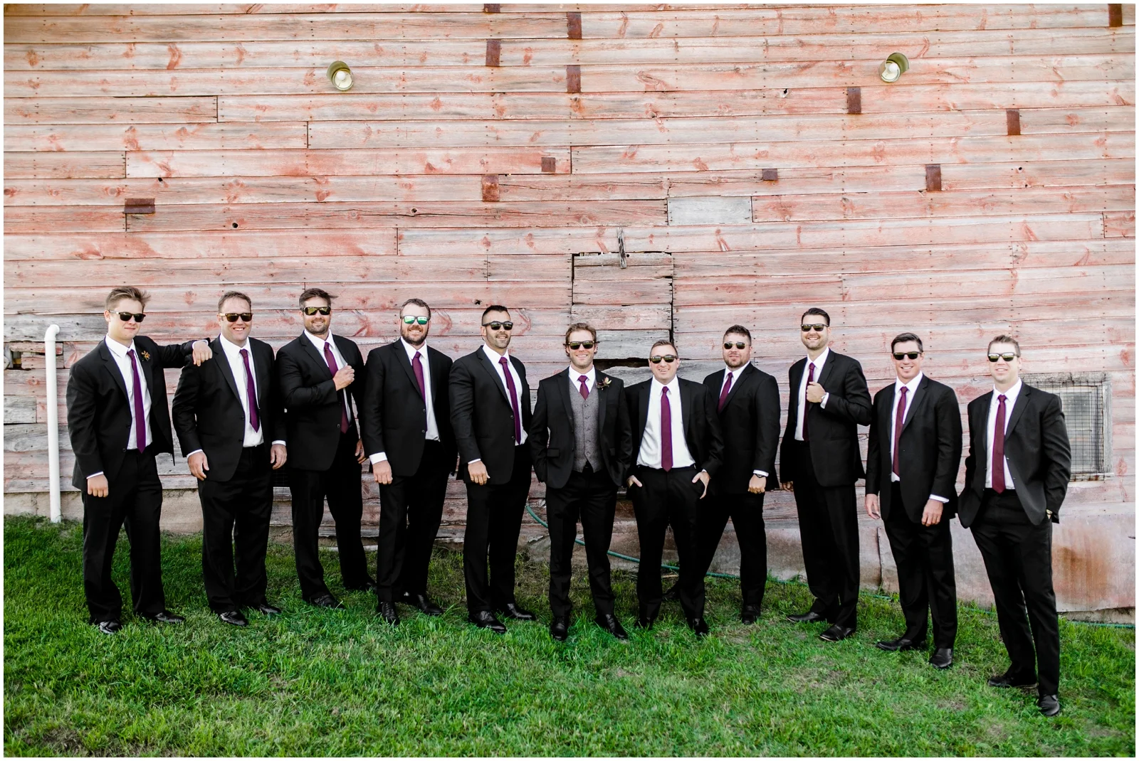 Groom with his groomsmen