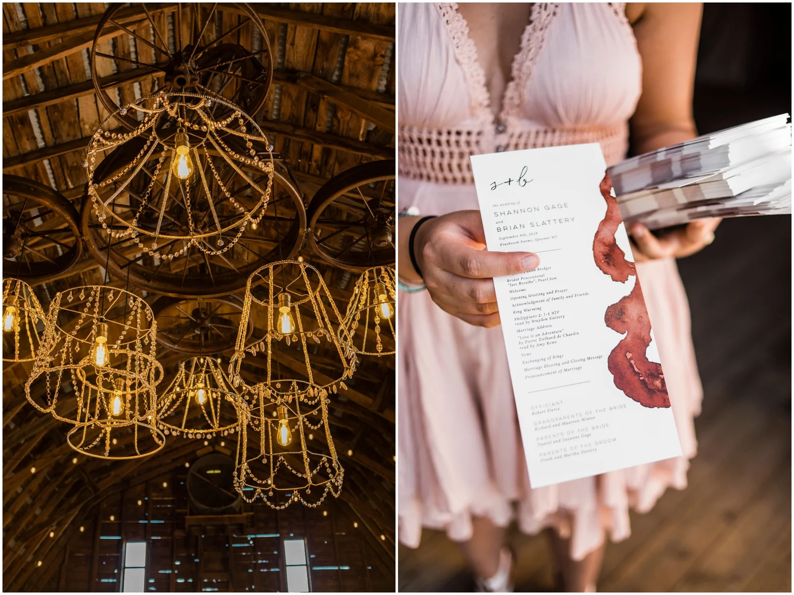 Wedding decor detail