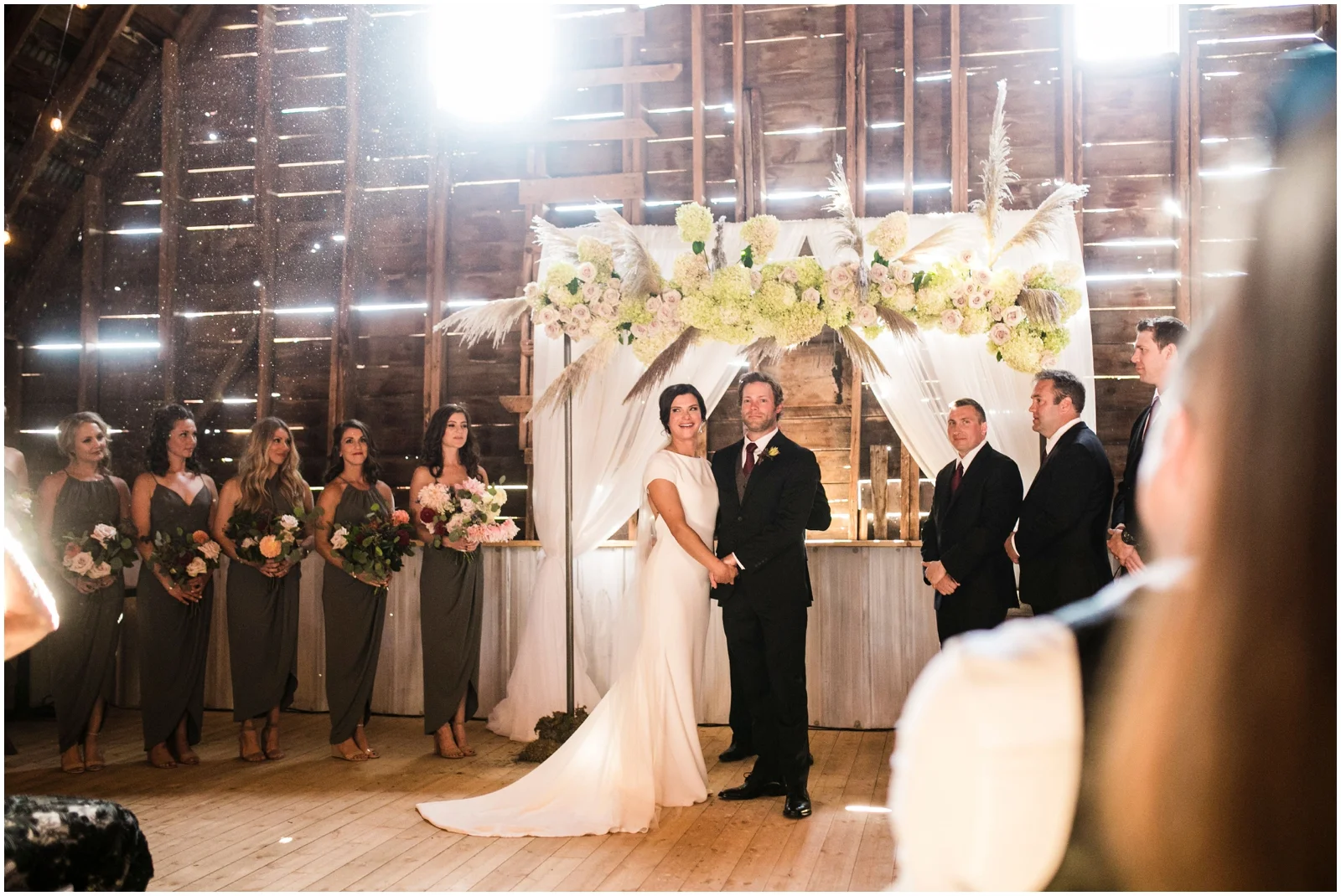 bride and groom in Wisconsin
