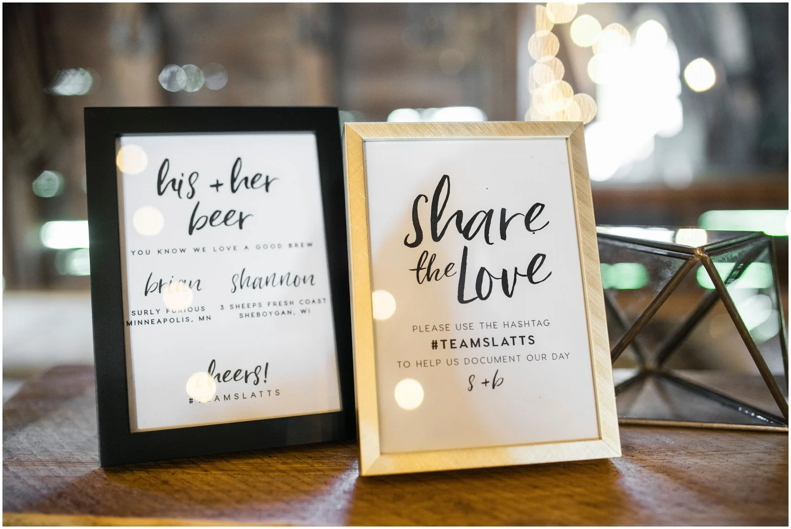 Share the love hashtag wedding