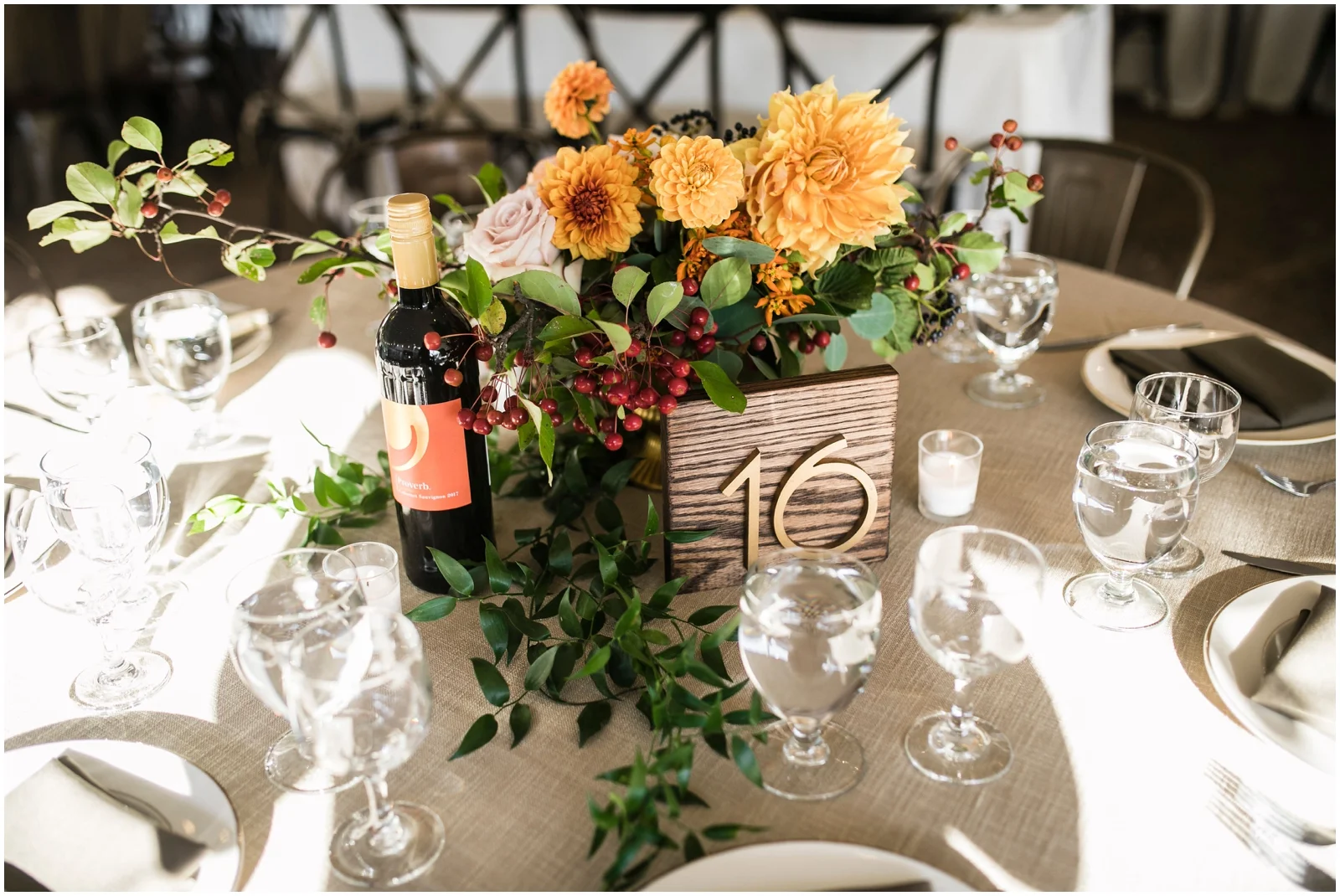 wedding floral centerpiece