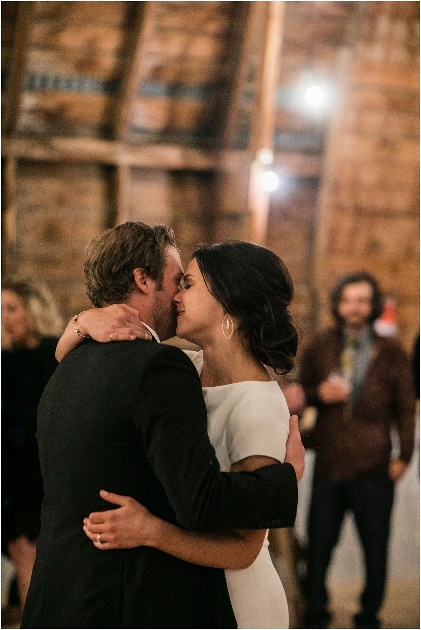 bride and groom first dance