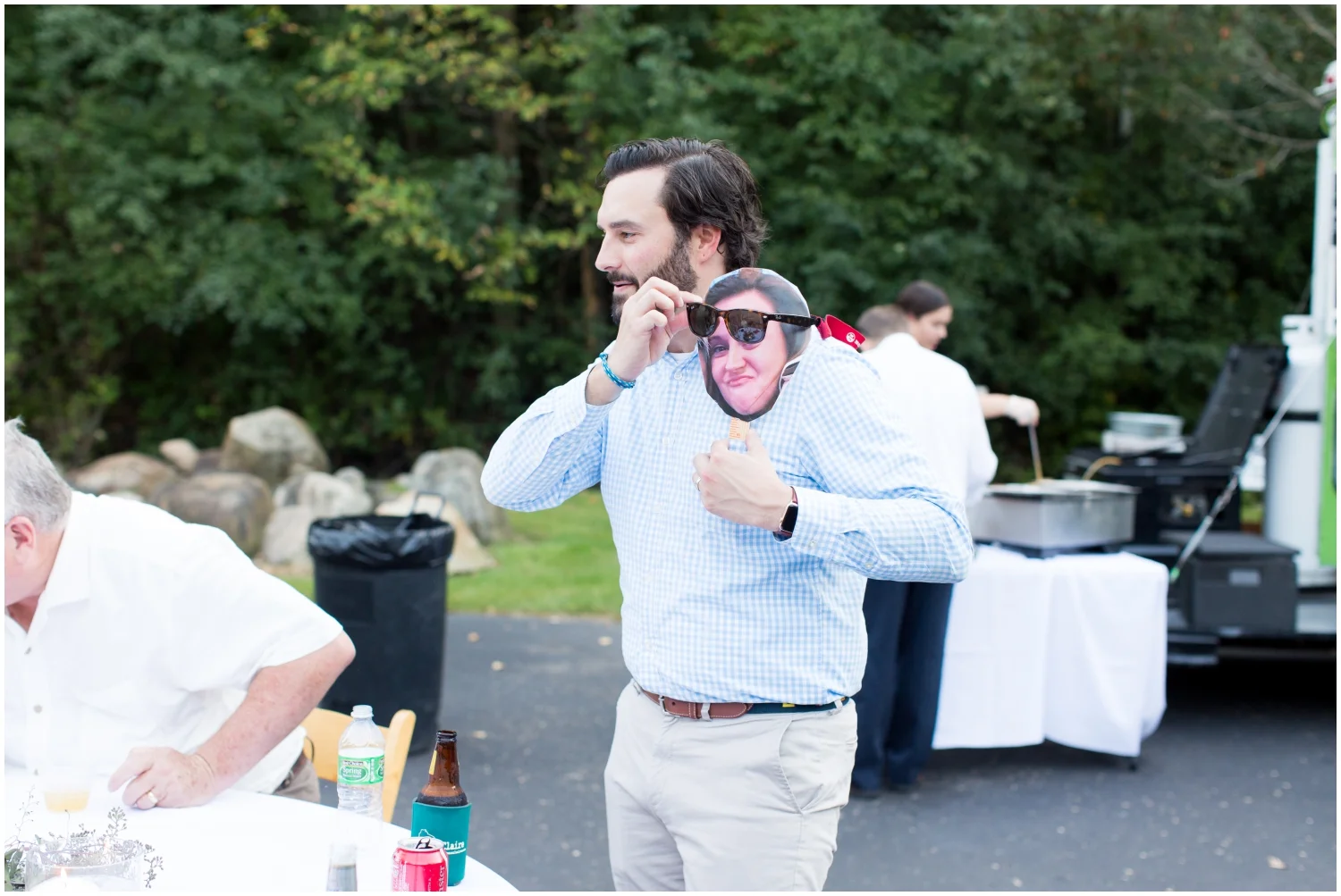 Wedding guests having fun in MN wedding