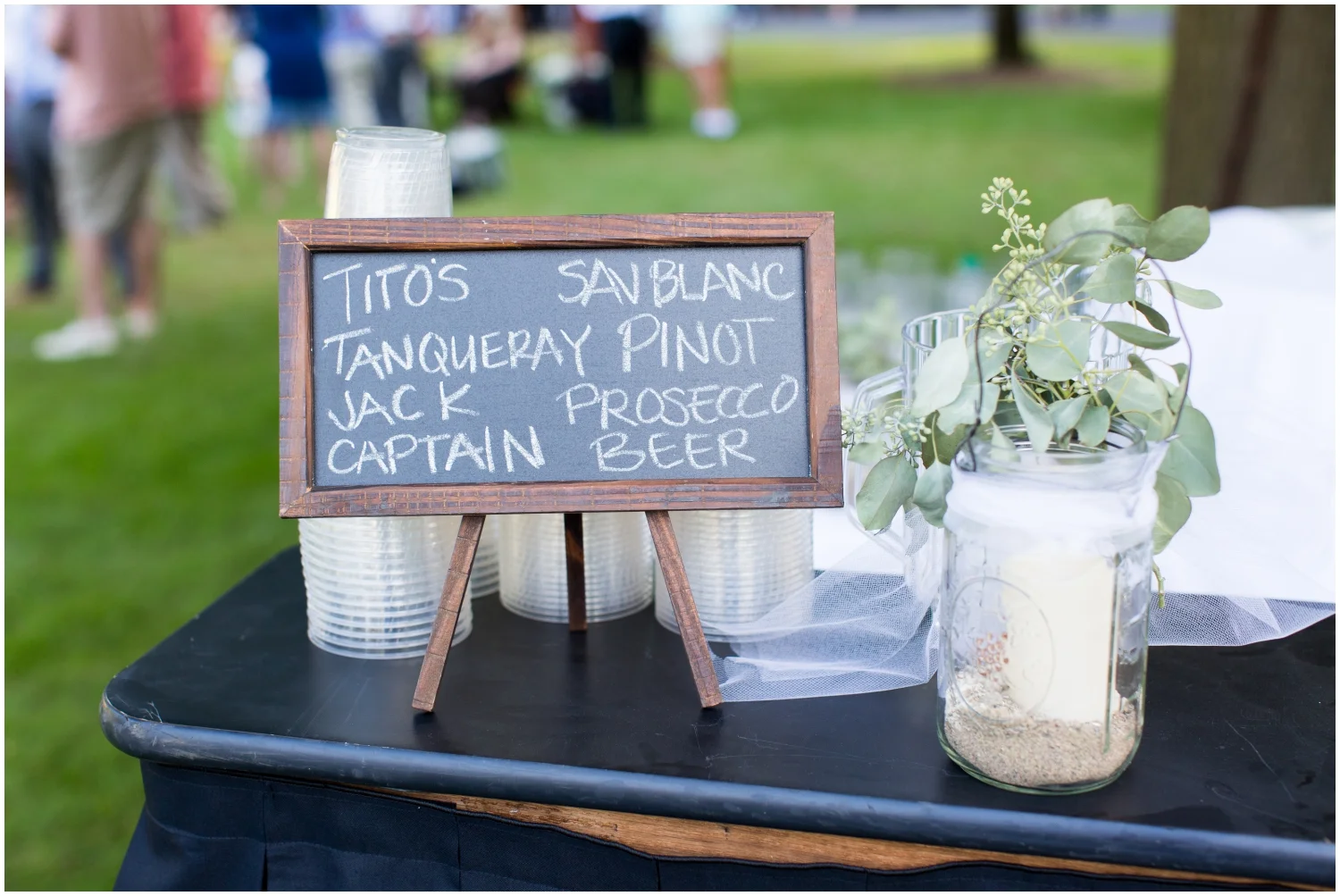 Wedding Bar Menu
