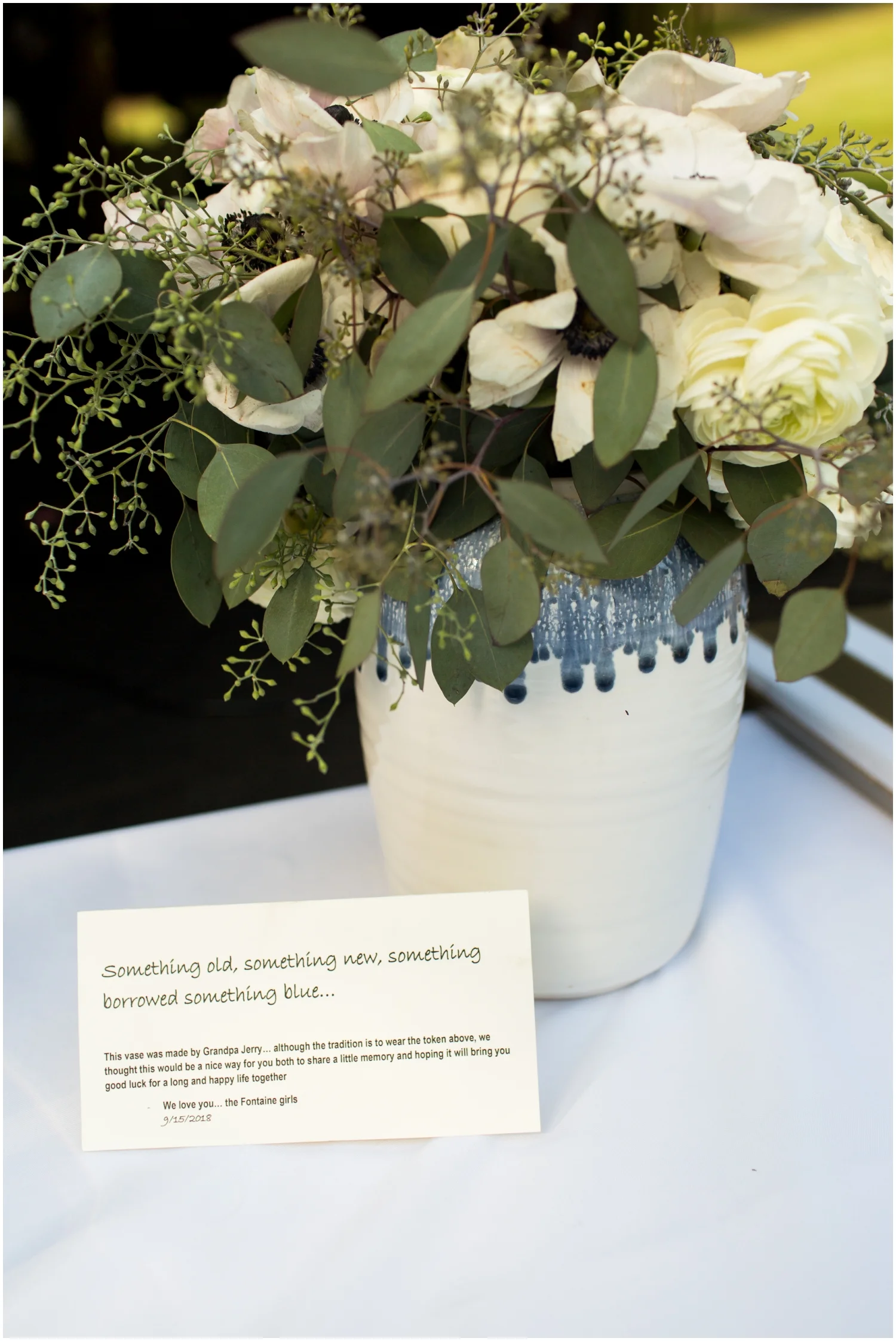 Wedding floral decor