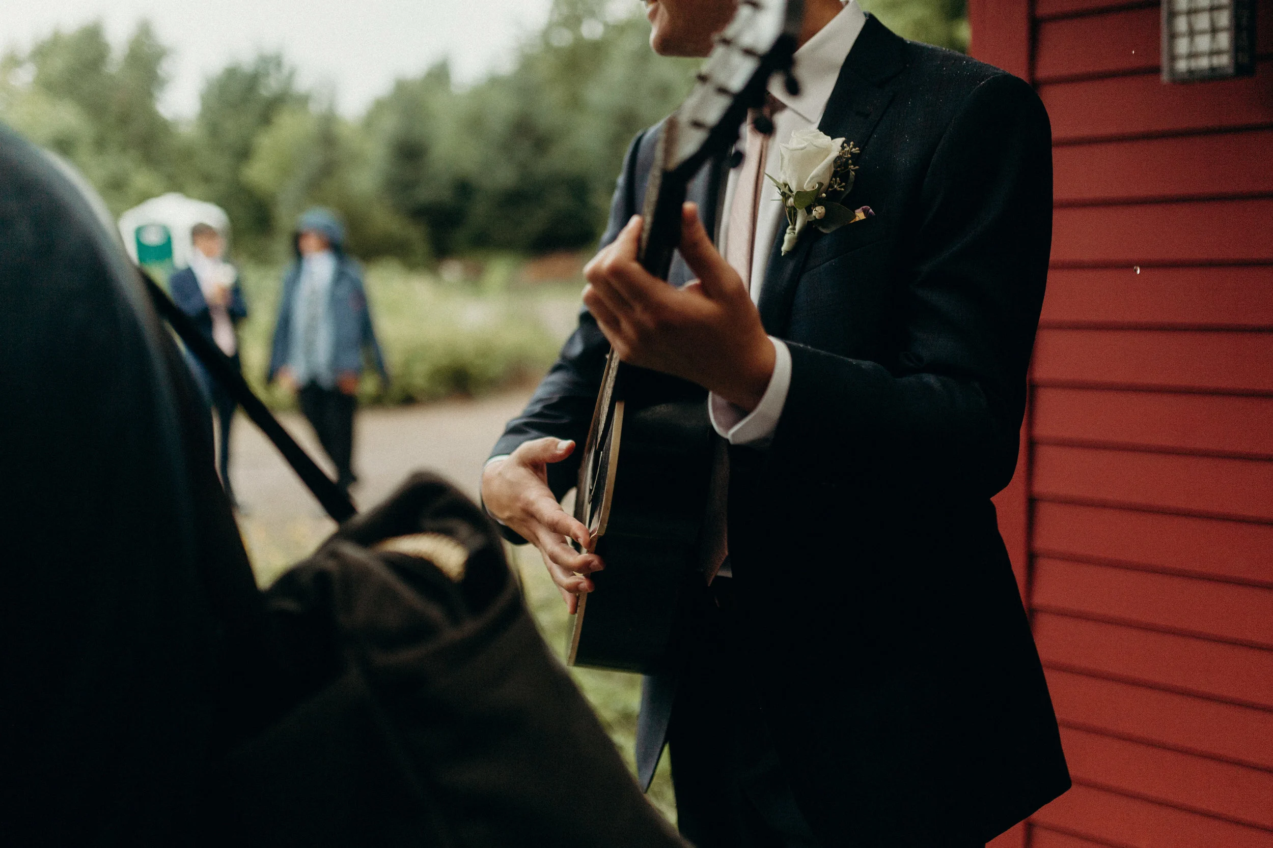 Musicians at Wisconsin wedding