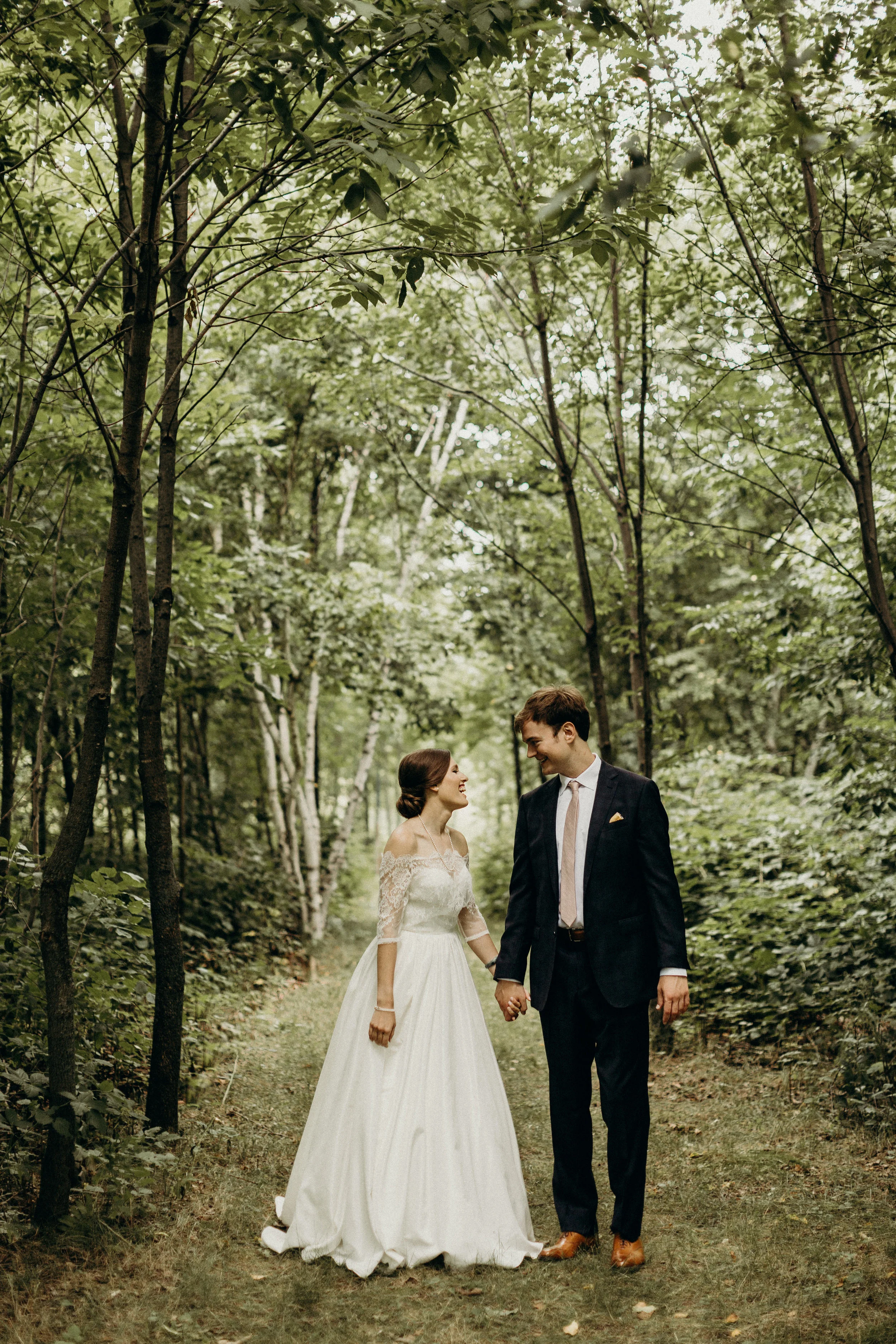 Bride and groom’s First Look