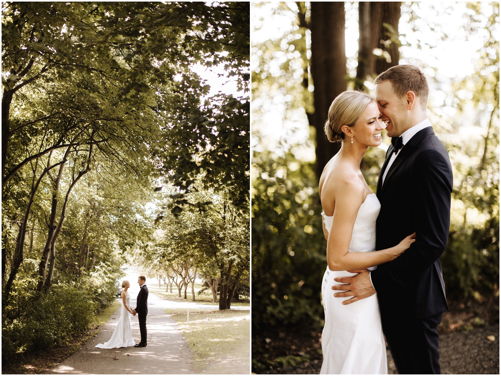  Minnesota Wedding Planner. Lafayette Club Wedding. Bride and groom in the forest 