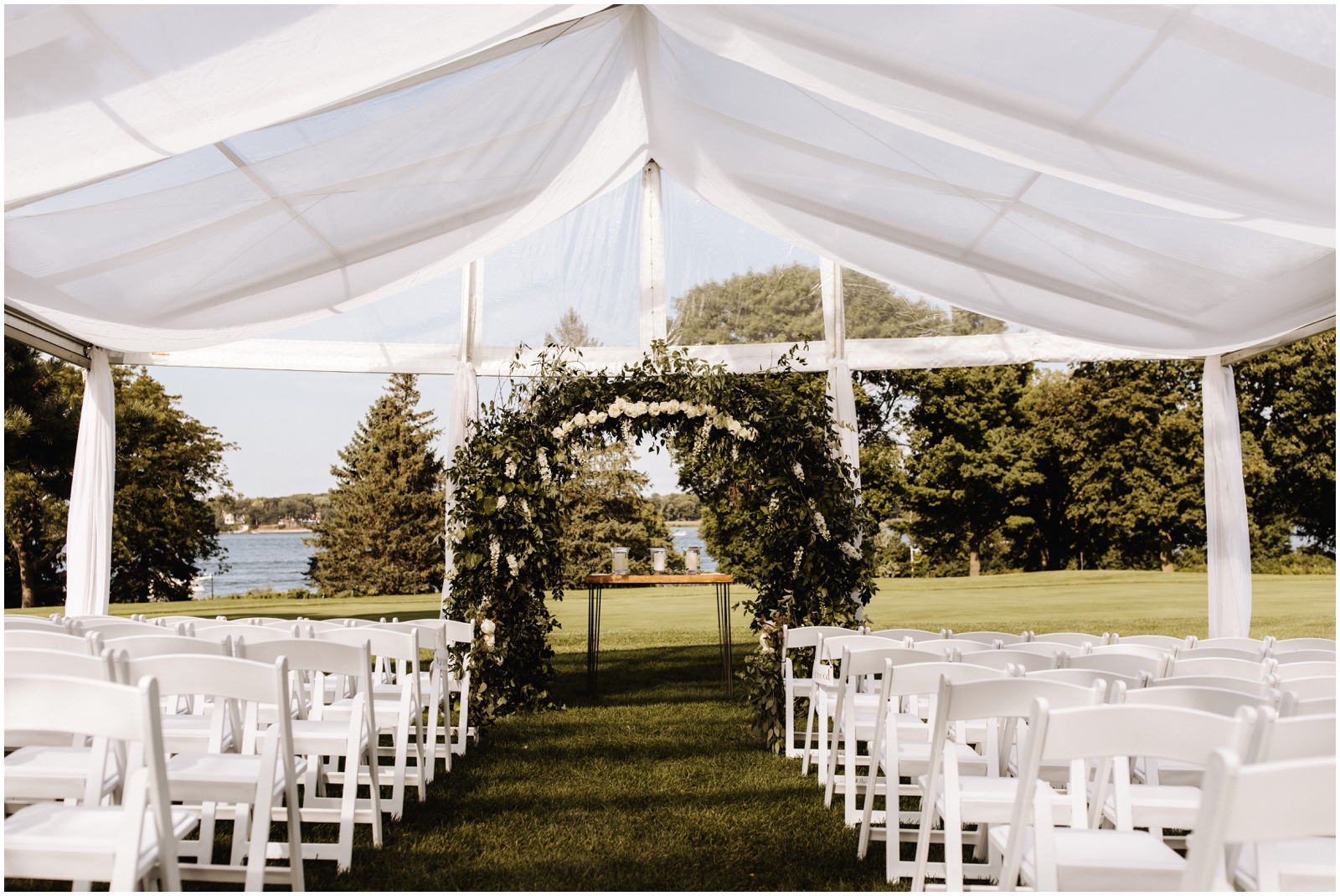  Minnesota Wedding Planner. Lafayette Club Wedding. Outdoor Tent Wedding Ceremony 