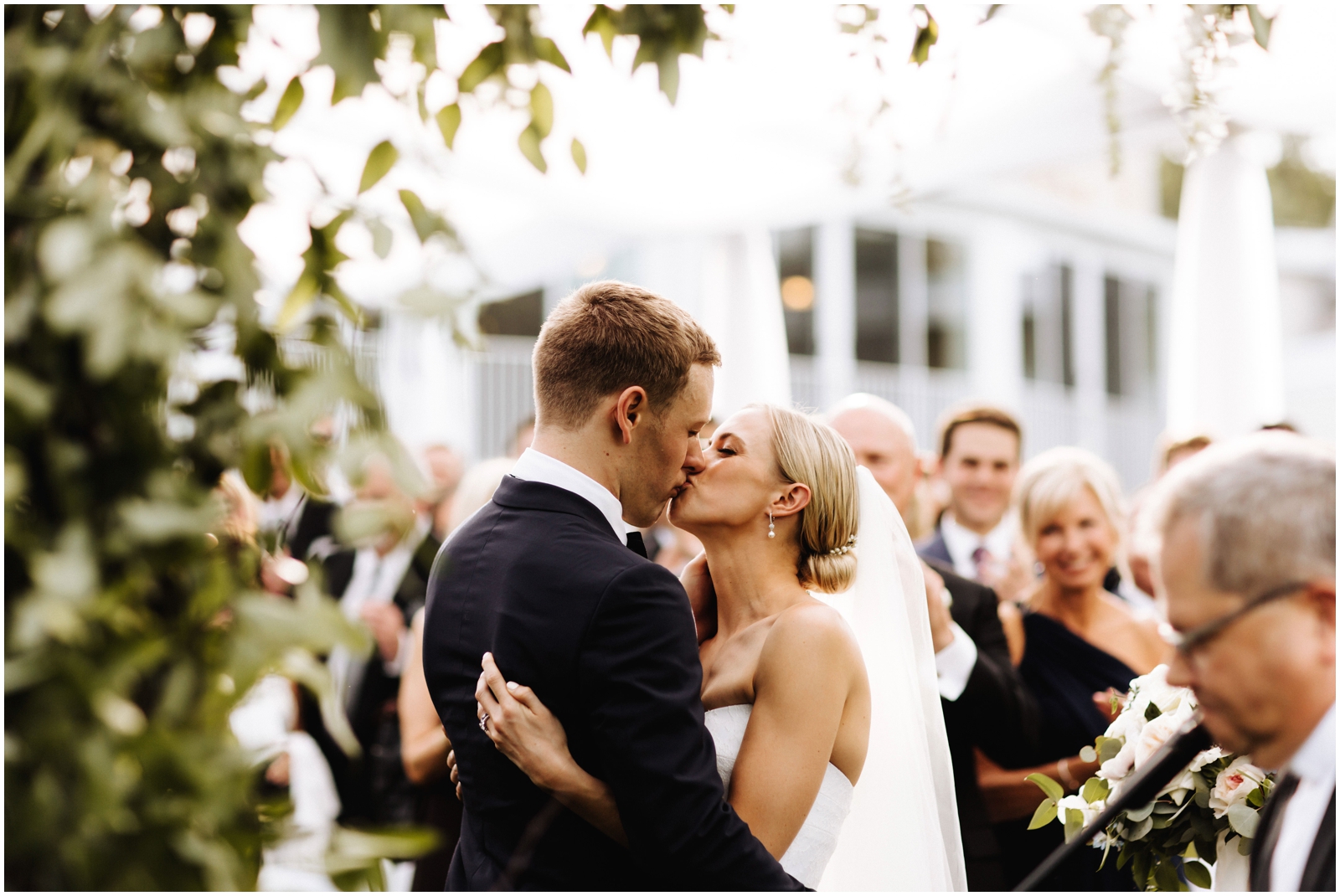  Minnesota Wedding Planner. Lafayette Club Wedding. Bride and groom during their wedding ceremony 