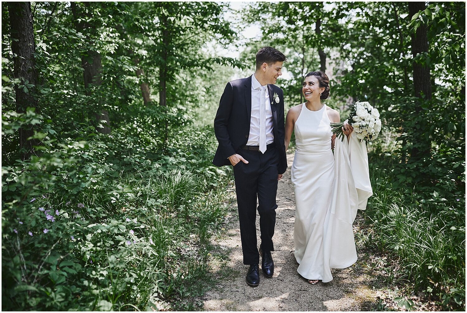  bride and groom portrait 