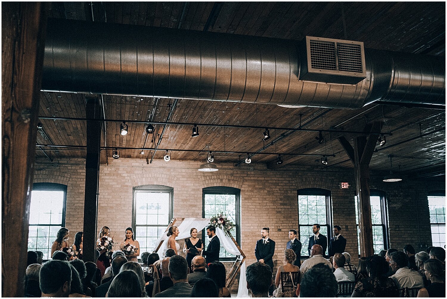  industrial wedding in Minneapolis 