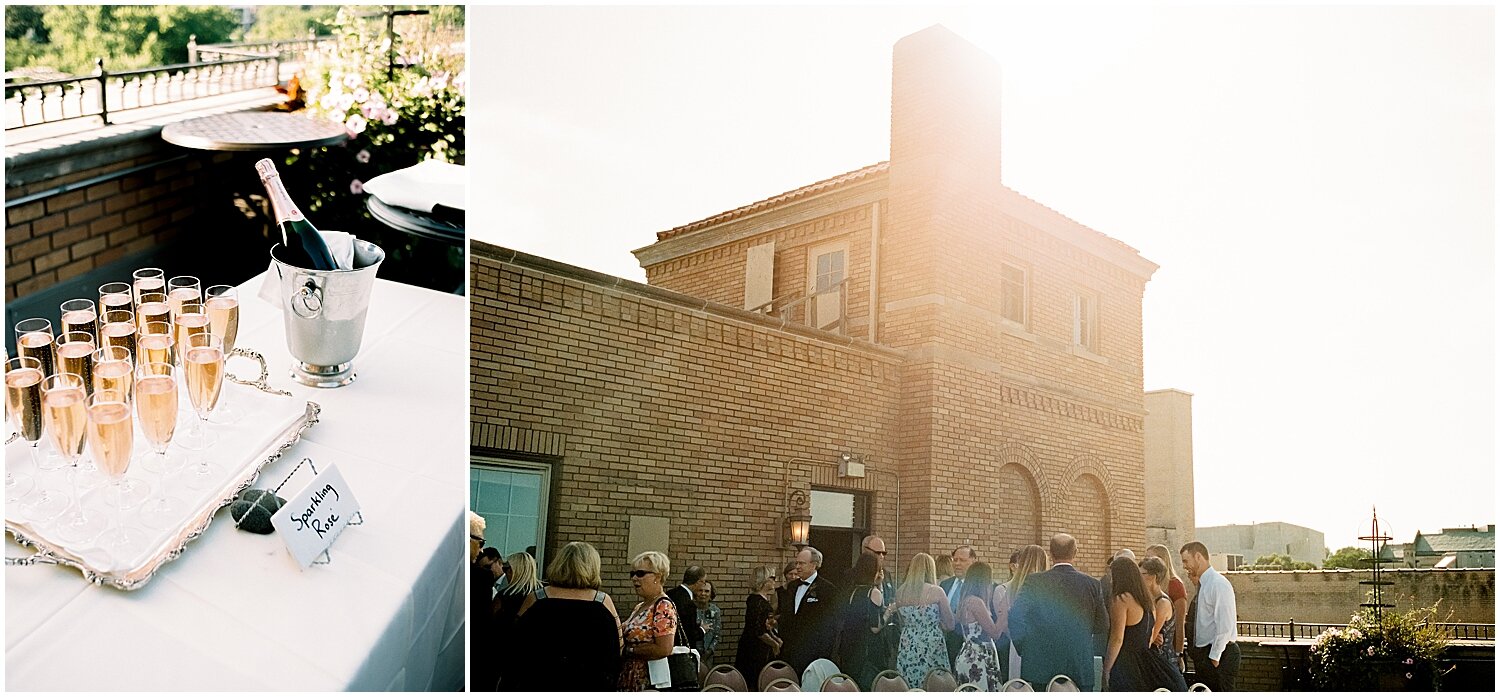  Cocktail hour for Minneapolis wedding 