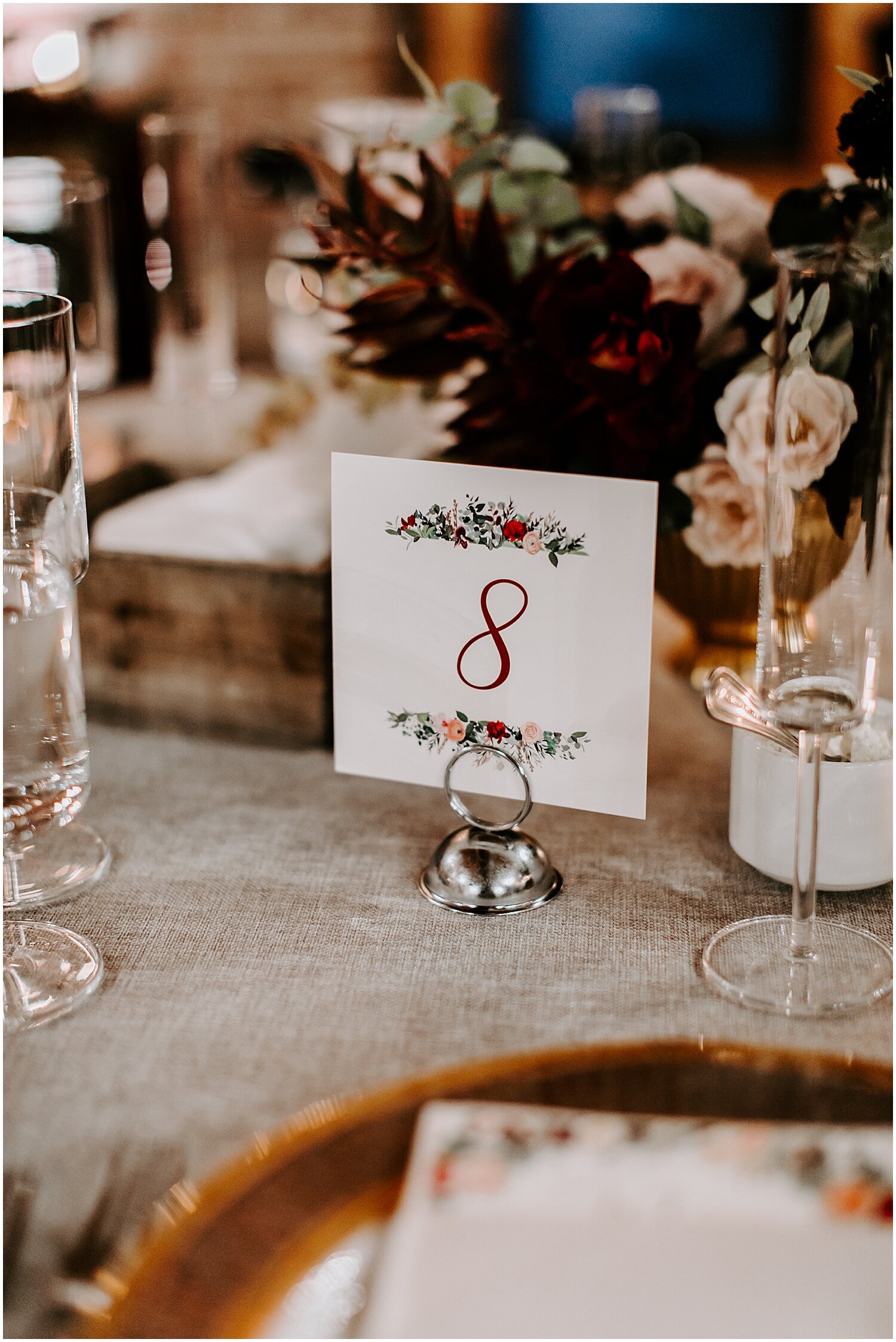  table number sign  