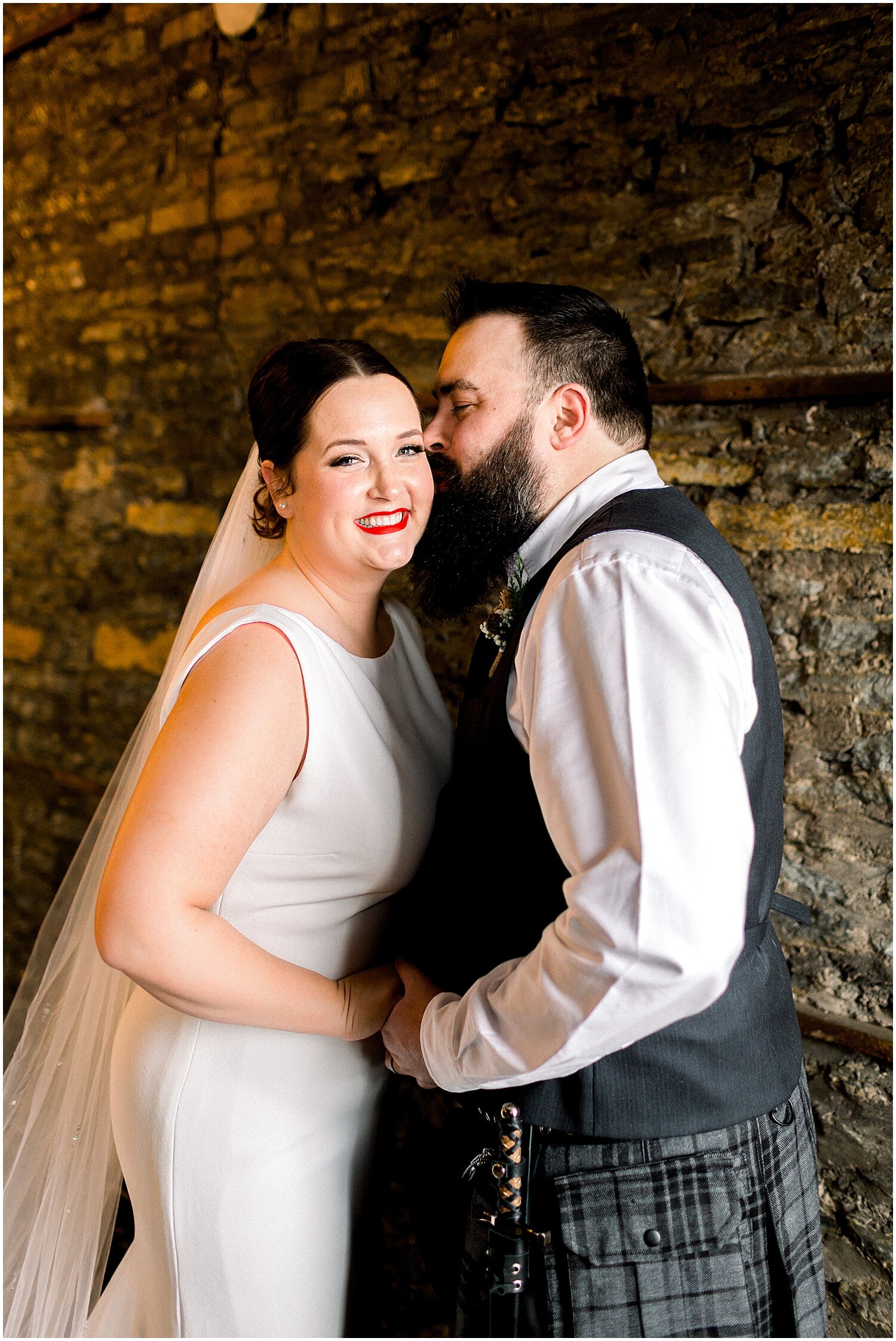  bride and groom before the wedding 