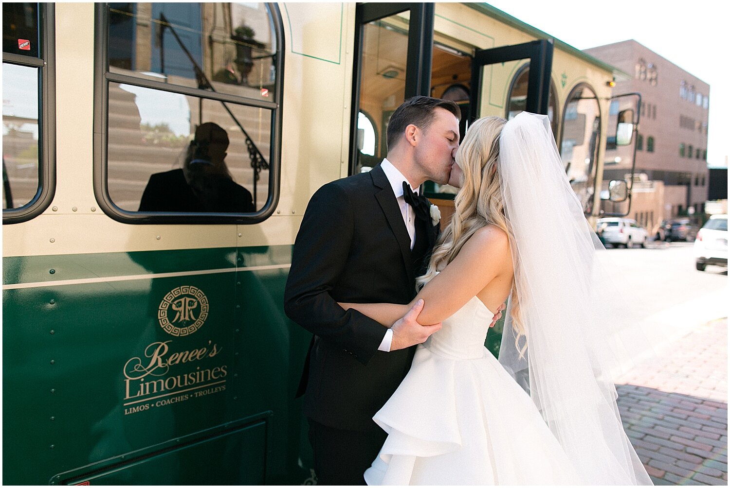  bride and groom portrait  