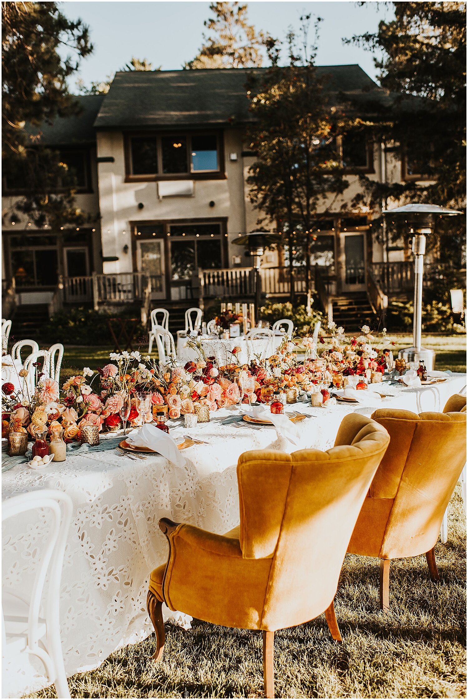  outdoor wedding reception in MPLS 
