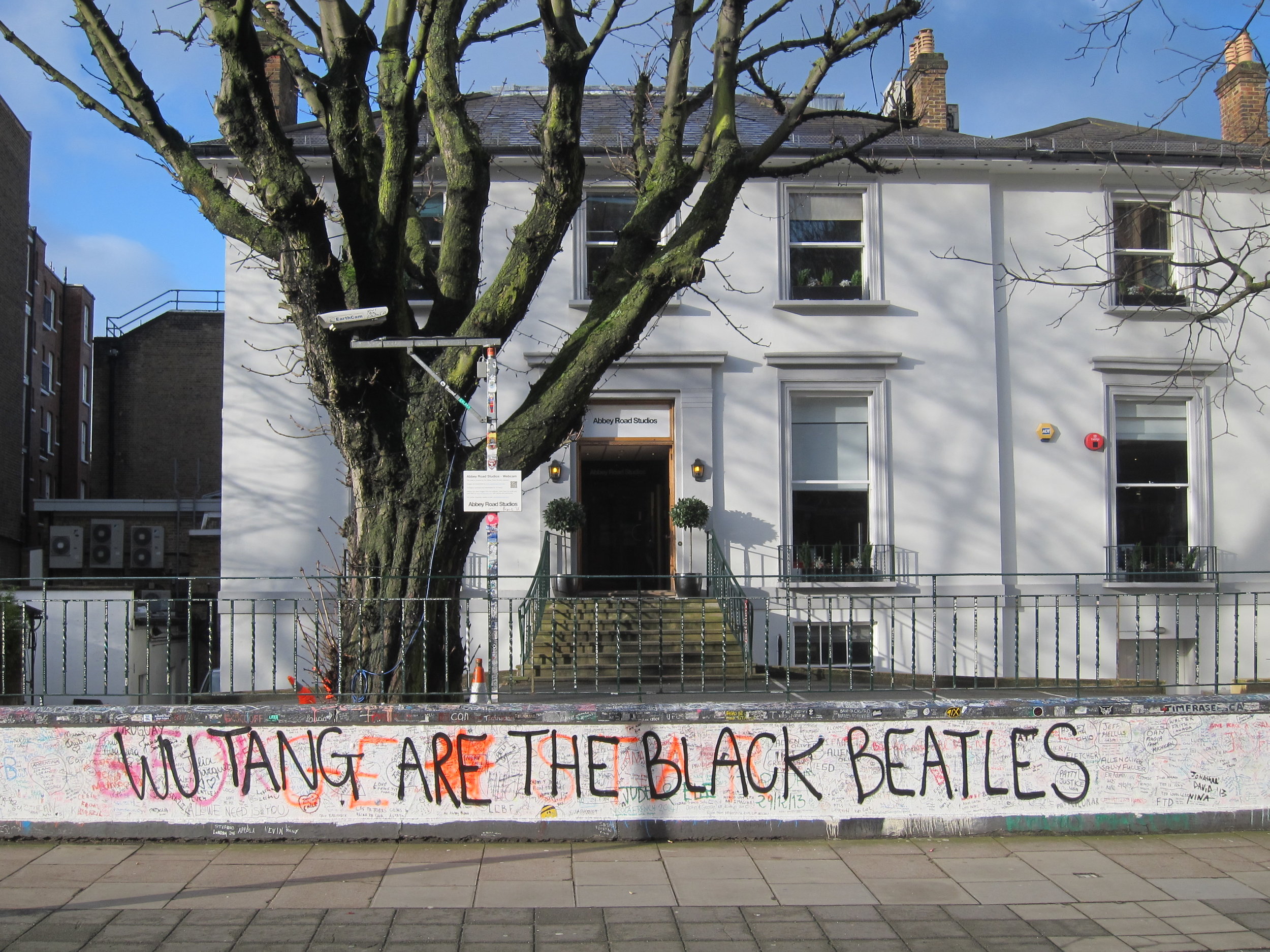   Wu Tang are the Black Beatles.   Photographic Print.  20 x 30 cm.   Wu Tang is for the Children  @ Londonewcastle, London (2014). 