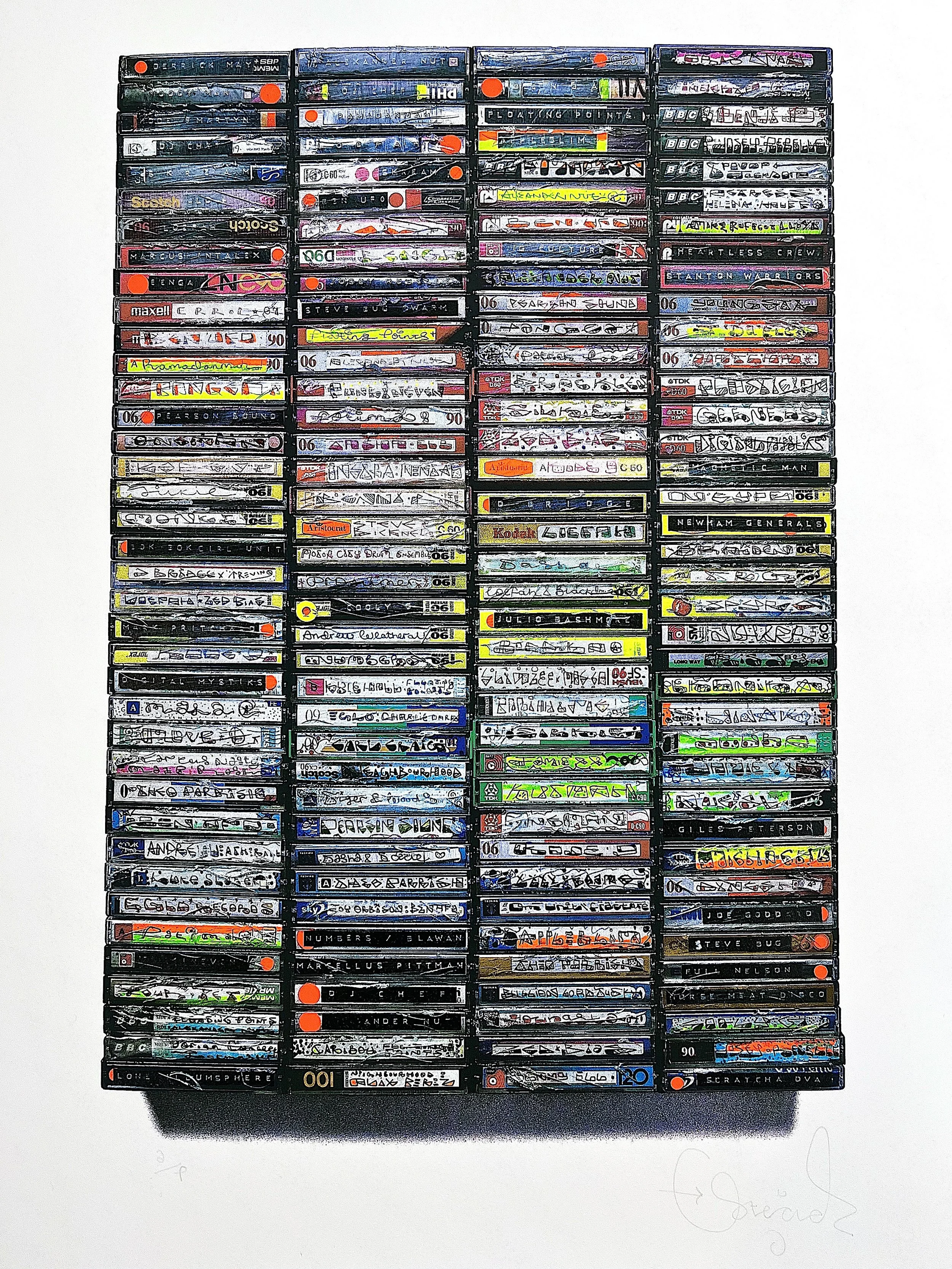   Children of the Rave: (An Imperfect History of Post-millennial Rave and Revelry)   8 Colour Screenprint with Varnish Overlay / Somerset satin white 410gsm paper  75 X 55 cm / signed edition of 180  Printed by Jealous Studio / 2025  £195 :  shop her