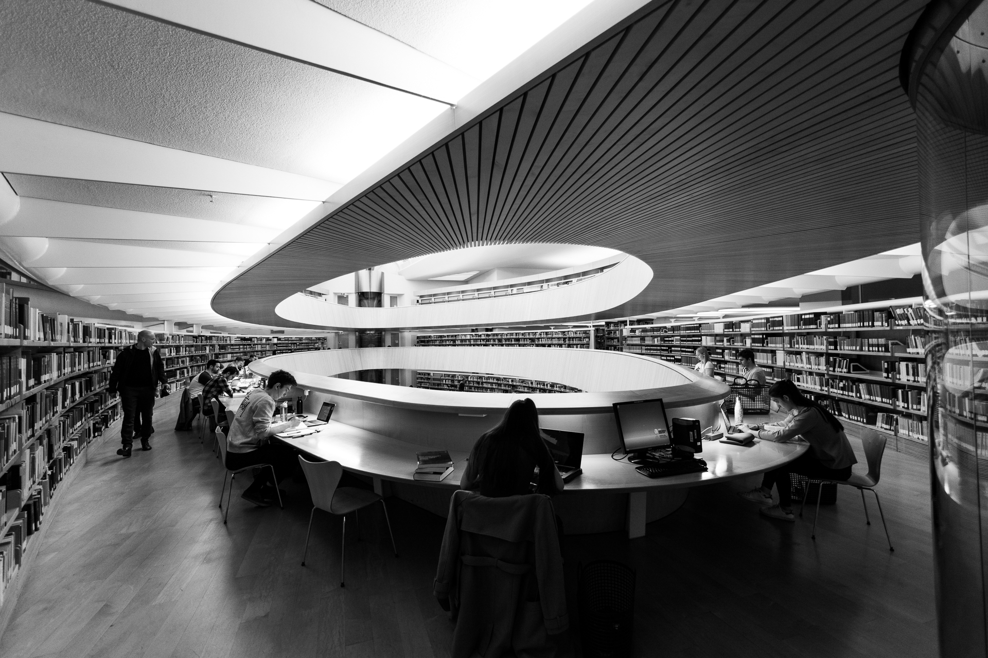 Santiago Calatrava / Bibliothek des Rechtswissenschaftlichen Instituts - Zürich