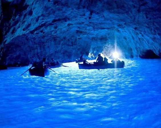Exploring the Blue Grotto in Capri